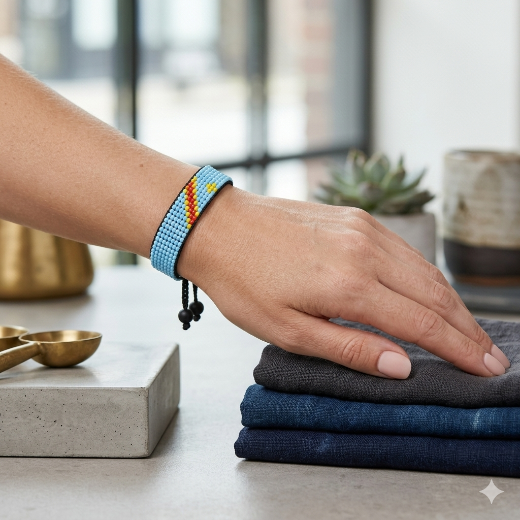The Bendera Loom Bracelet alternate view