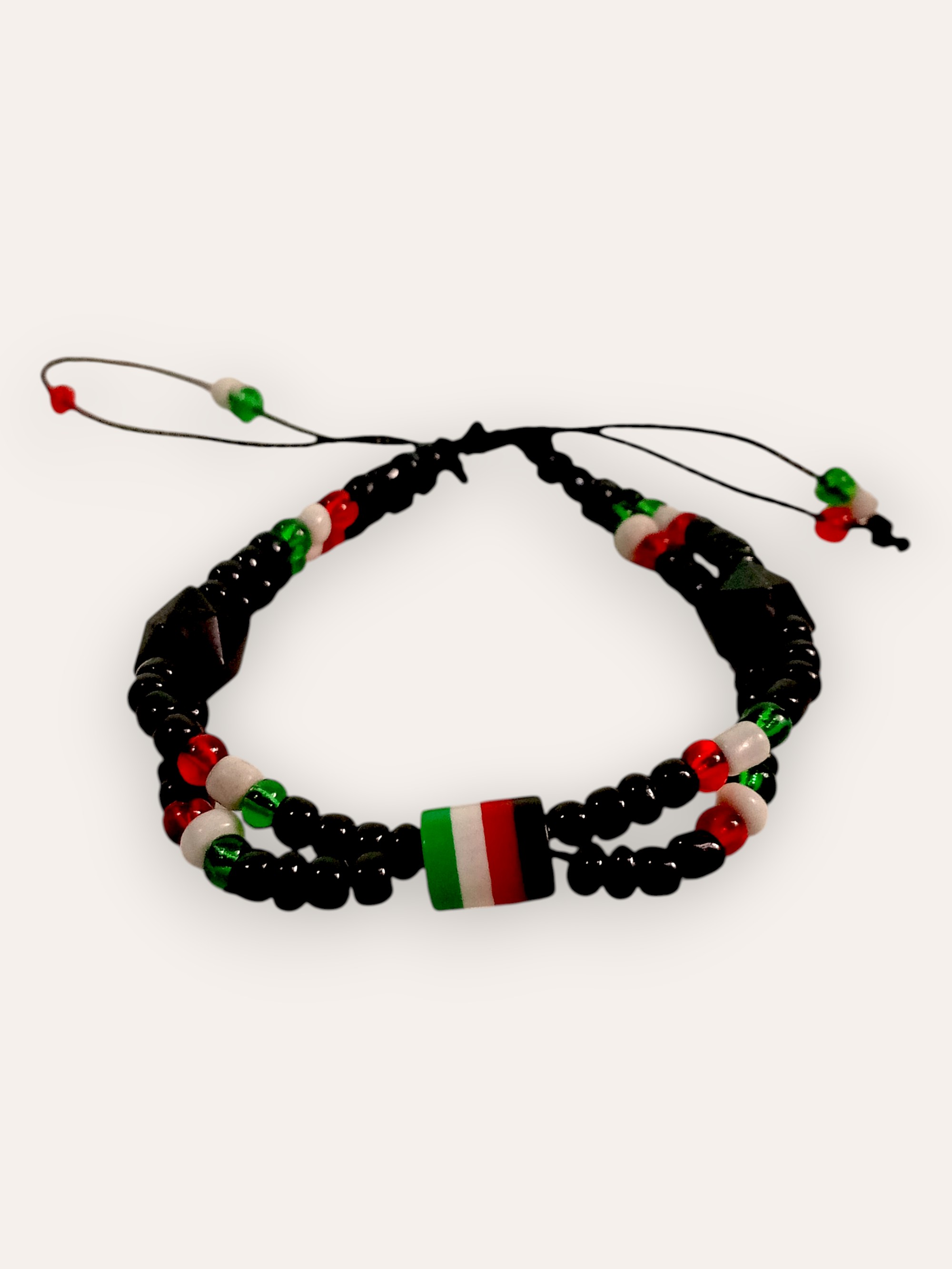 Kenya Flag Double Strand String Bracelet — image 2